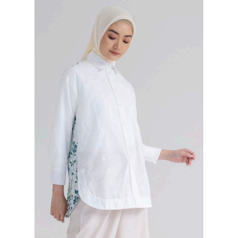 Radha Top Riamiranda Sradha RM Pre Fall 2023 Baju Ria Miranda Atasan Blouse Original Kemeja