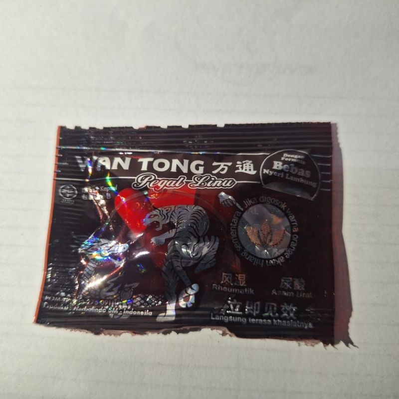 

Per SACHET WANTONG KAPSUL