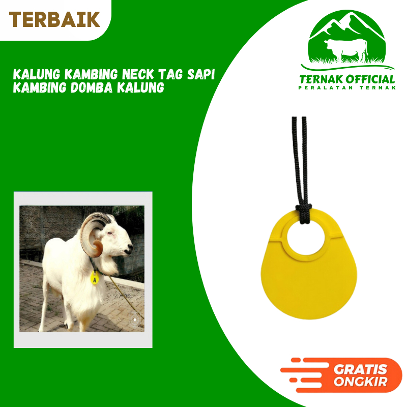 Kalung Ternak Neck Tag Necktag  Kambing Domba Sapi Kuda Kerbau Babi