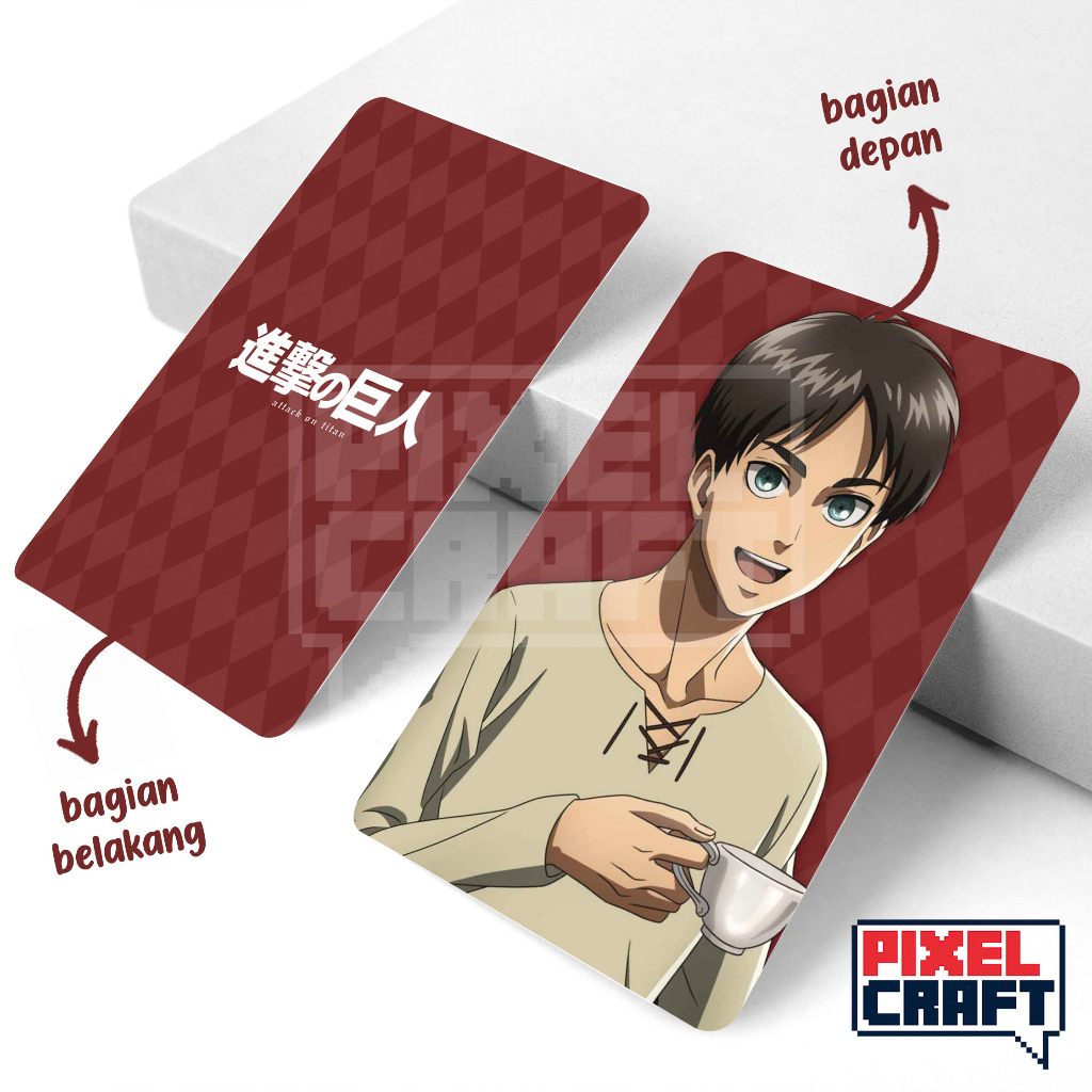 Photocard Karakter Anime Attack On Titan (Tea Break Ver)