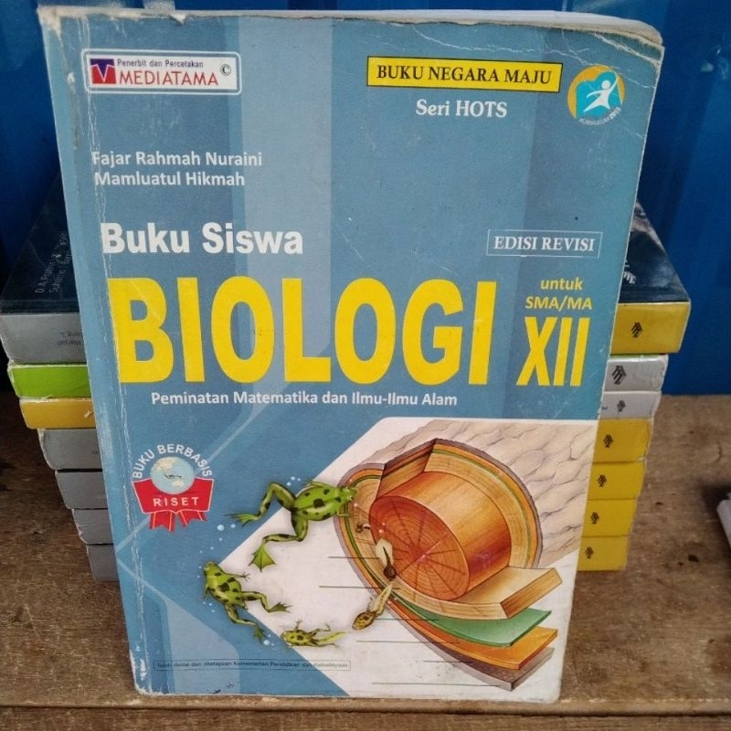 BUKU SISWA BIOLOGI KELAS 3-12/XII SMA PENERBIT MEDIATAMA