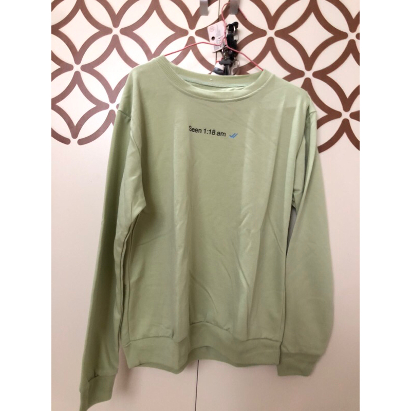 Preloved sweater sage green