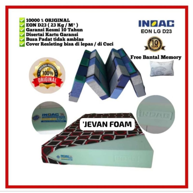 Inoac Kasur Lipat, Kasur Lipat Busa Inoac, Kasur Busa Yukata Inoac Tebal 5cm