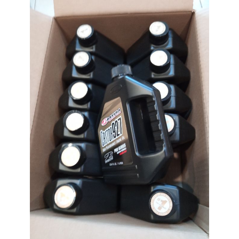 Oli samping 2tak racing maxima castor 927 original usa