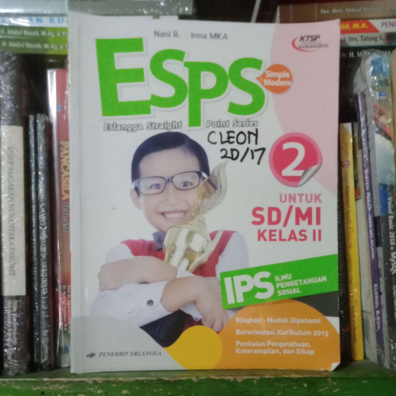 ESPS IPS 2 Untuk SD MI Kelas II KTSP Berorientasi Kurikulum 2013 Nani Erlangga Kode K-SD 072 Asli Or