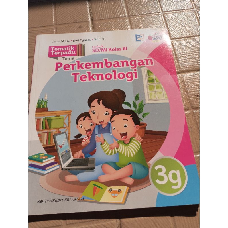 Buku tematik Erlangga kelas 3 (bekas)