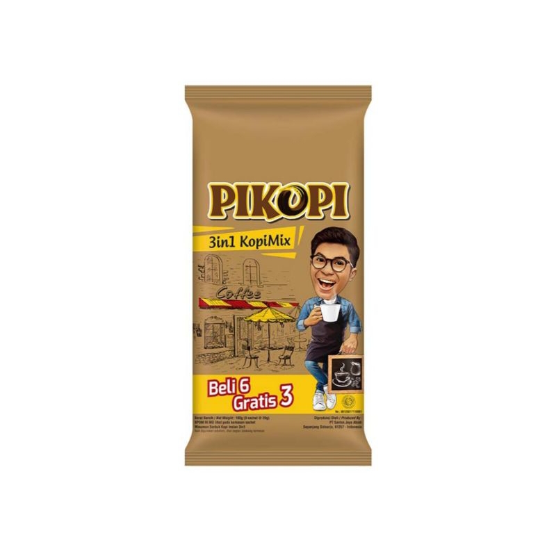 

Pikopi Kopi Instan 3in1 Kopi Mix 9 x 20gr