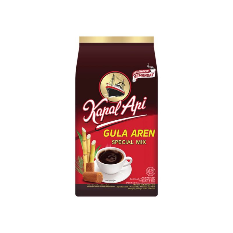 

Kapal Api Kopi Gula Aren 10 x 23gr