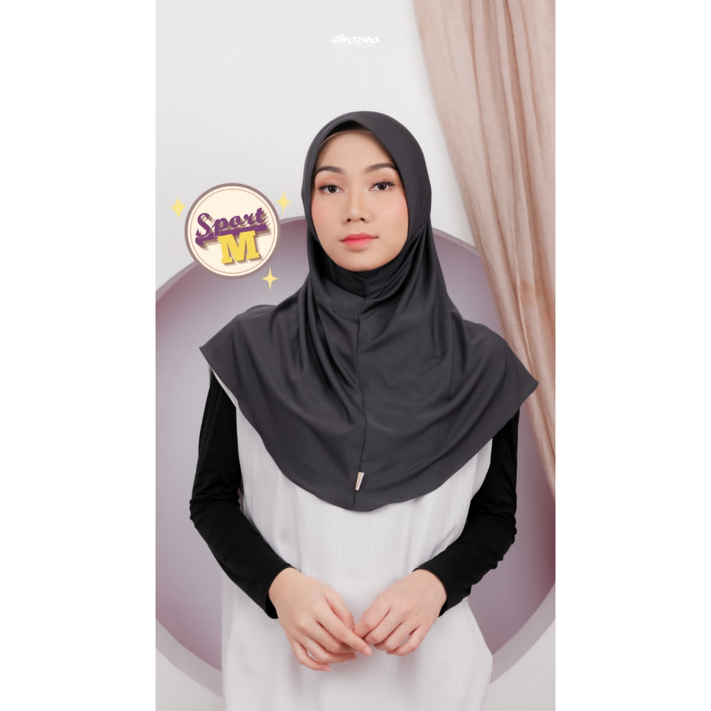 KERUDUNG_OLAHRGA/SPORTY//By_ELHASNA_HIJAB_SIZE_M