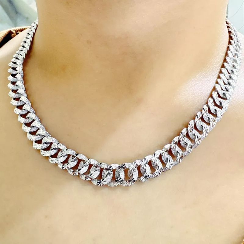 Kalung sisik naga perhiasan Pria/Wanita lapis emas