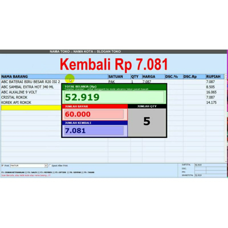 PROGRAM KASIR SID RETAIL PRO