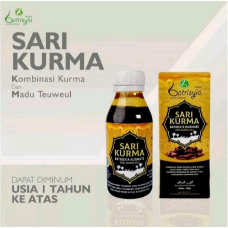 

Batrisyia Kurmate Sari Kurma 120gr