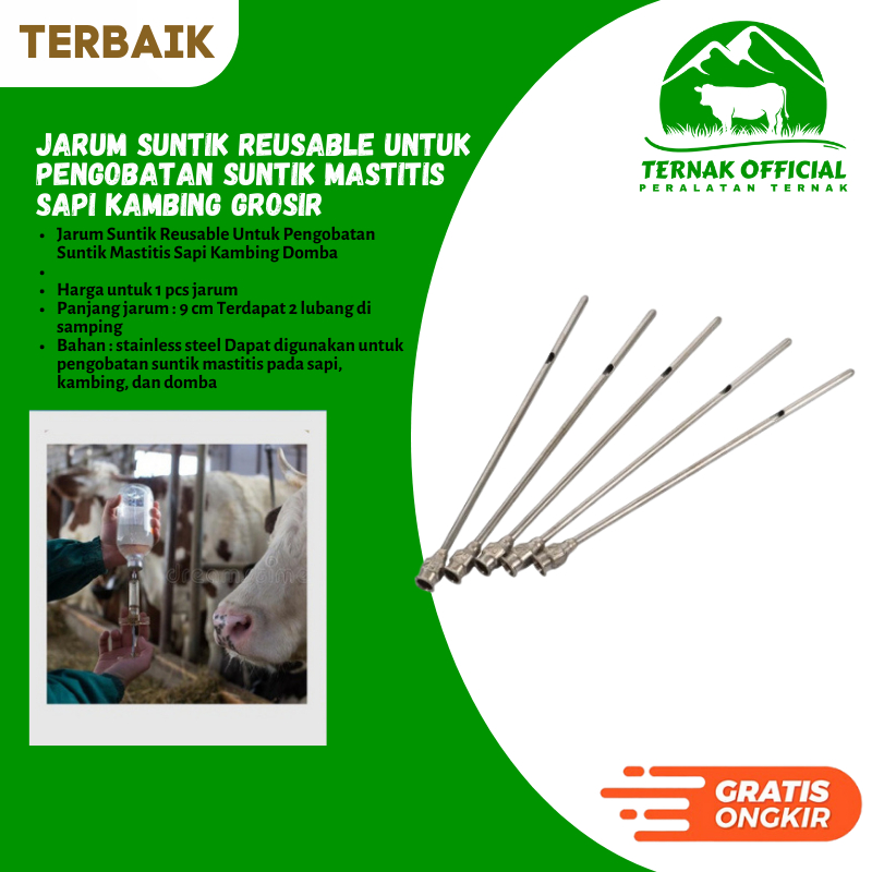 Jarum Suntik Reusable Untuk Pengobatan Suntik Mastitis Sapi Kambing Grosir