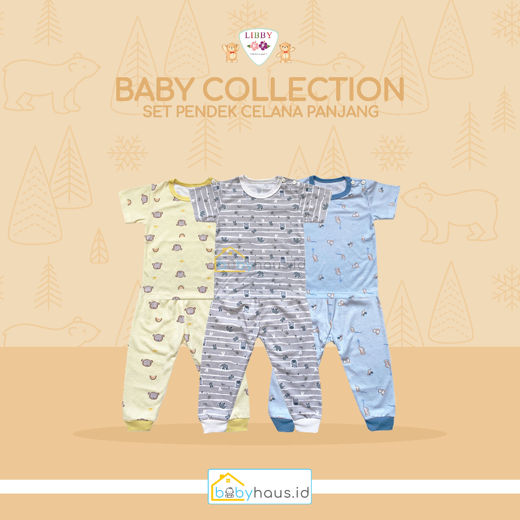 LIBBY - BABY COLLECTION  SET PENDEK CELANA PANJANG