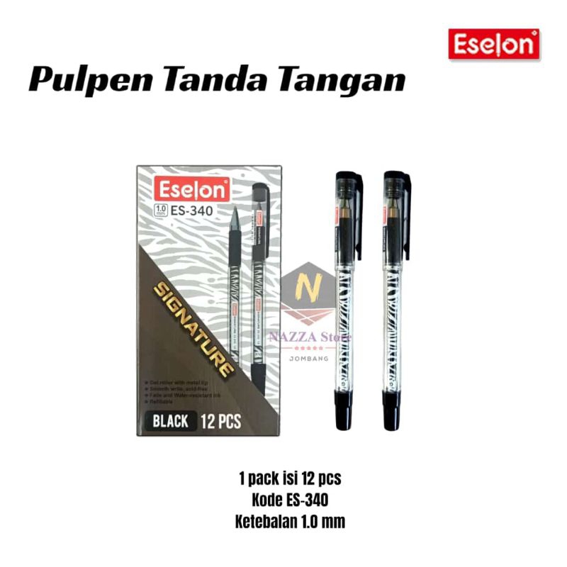 

Eselon ES-340 Pen Pulpen Tanda Tangan 1 Pcs