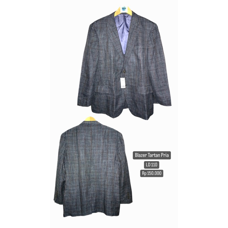 Blazer Tartan Pria | Blazer Pria | Blazer Premium | Blazer Korea Pria | Blazer Tartan Korea