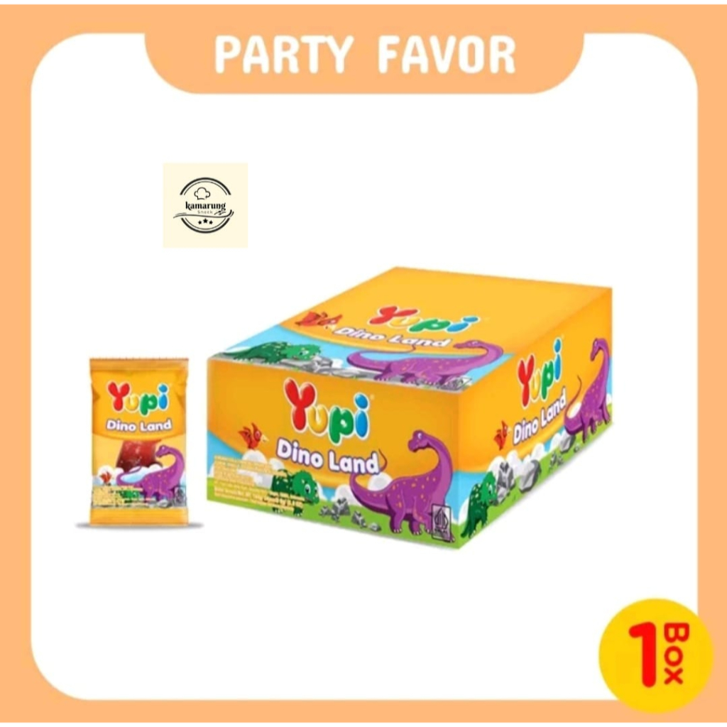 

PERMEN YUPI DINO LAND ISI 24 PCS X 6GR