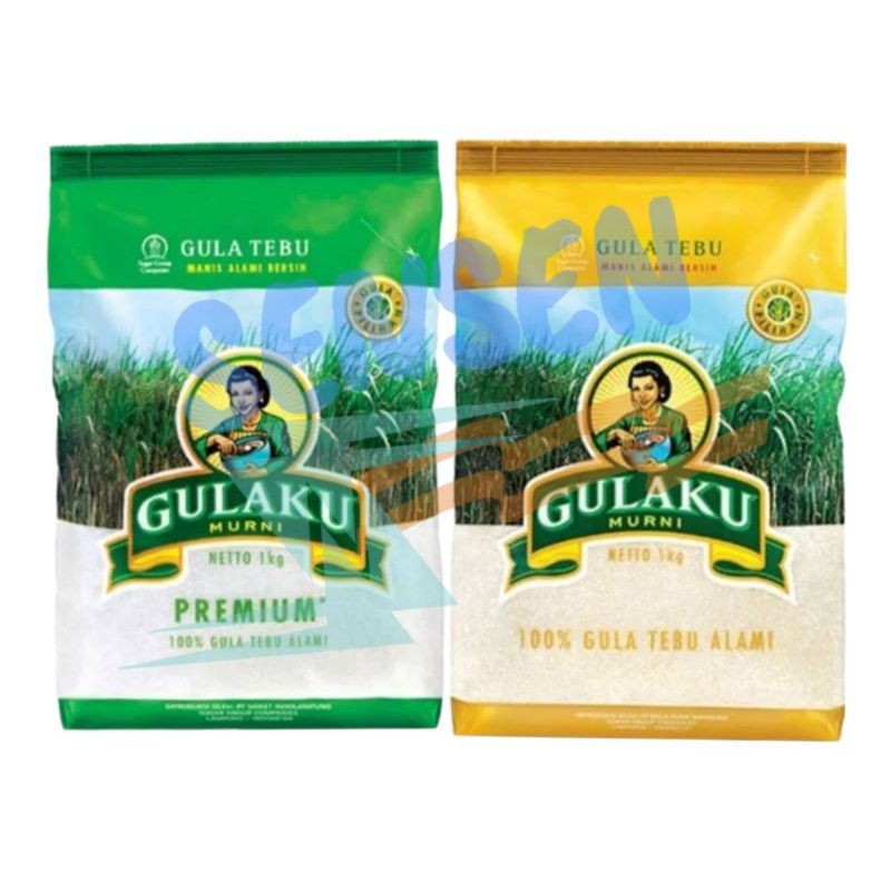 

Gulaku kemasan 1kg premium kuning / hijau