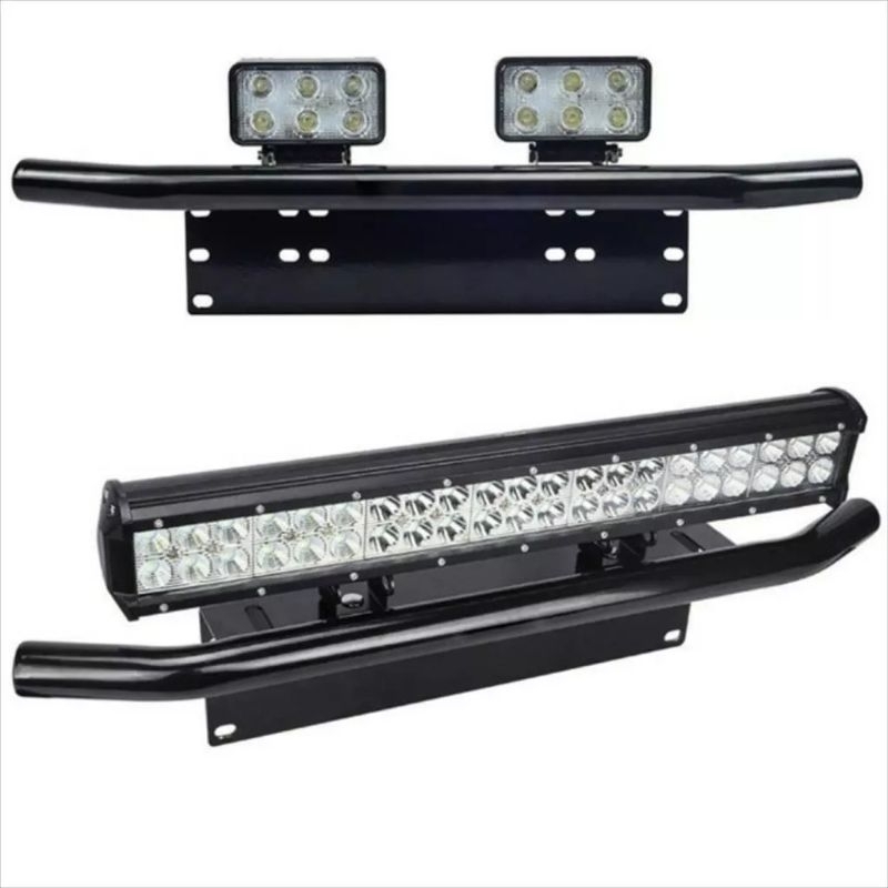 Dudukan Bracket Lampu Led Tembak / Tatakan Bracket Besi Bumper Lampu Plat Nomor Sorot Mobil