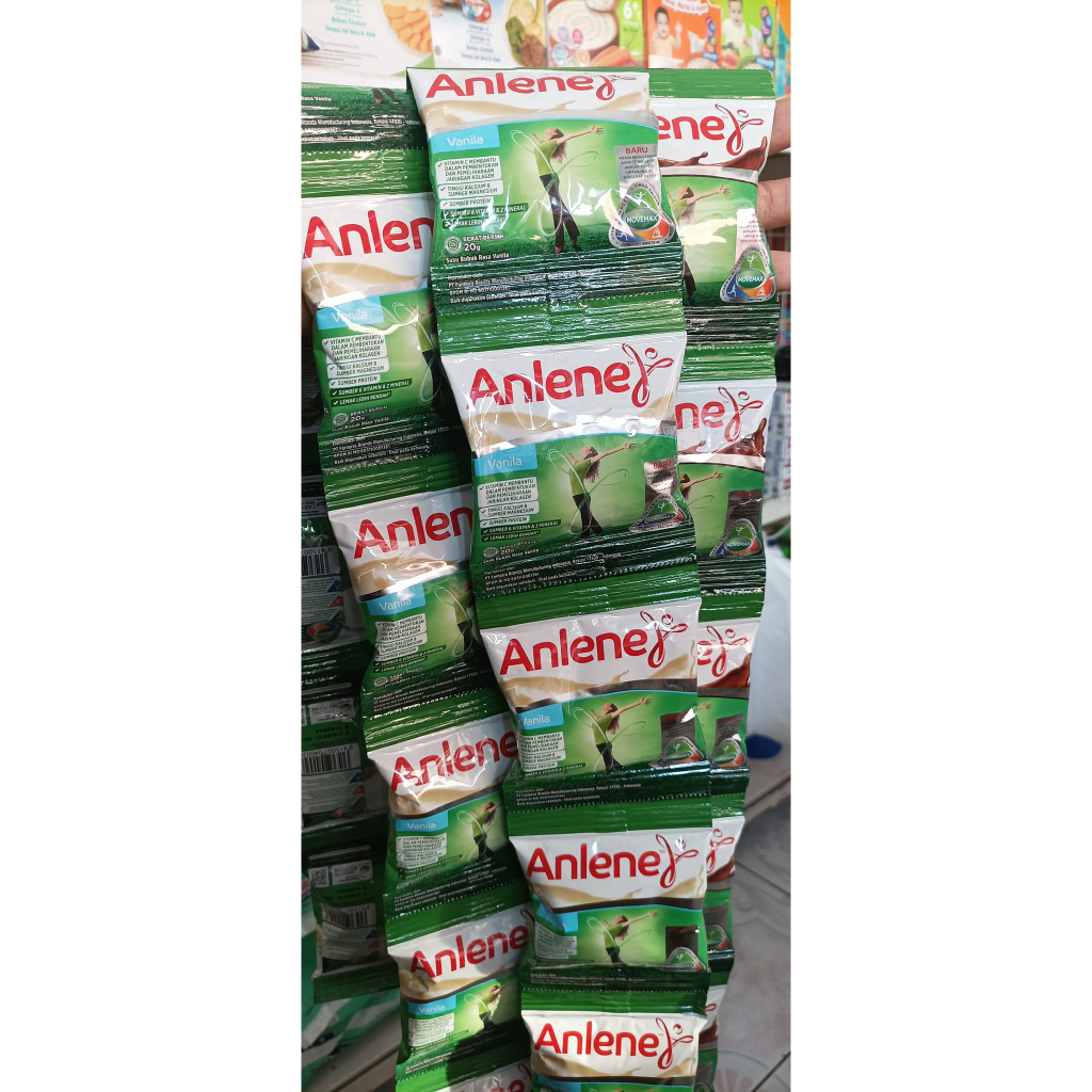 

ANLENE SACHET (1 renceng 10 sachet) rasa cokelat dan vanila