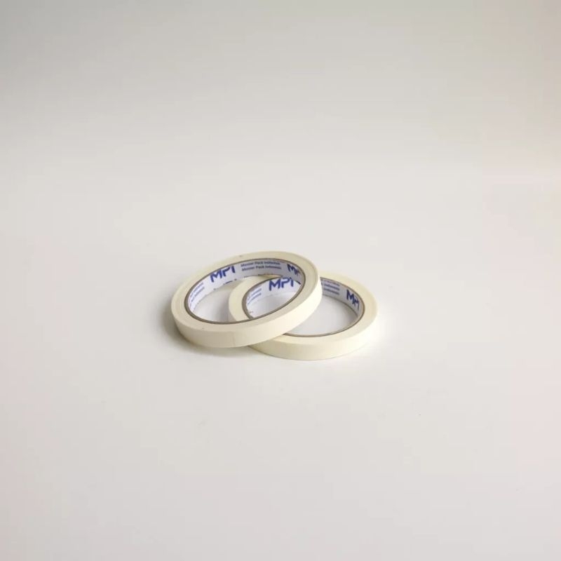 

Lakban Kertas 12mm x 21 Meter / Masking Tape 1/2 inch x 21M