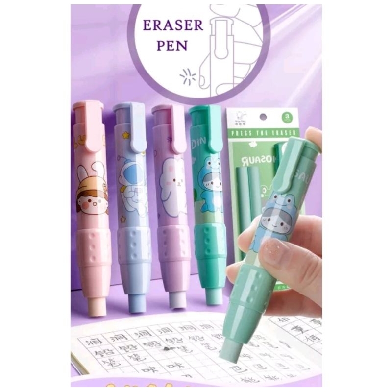 

penghapus pensil mekanik lucu mechanical eraser