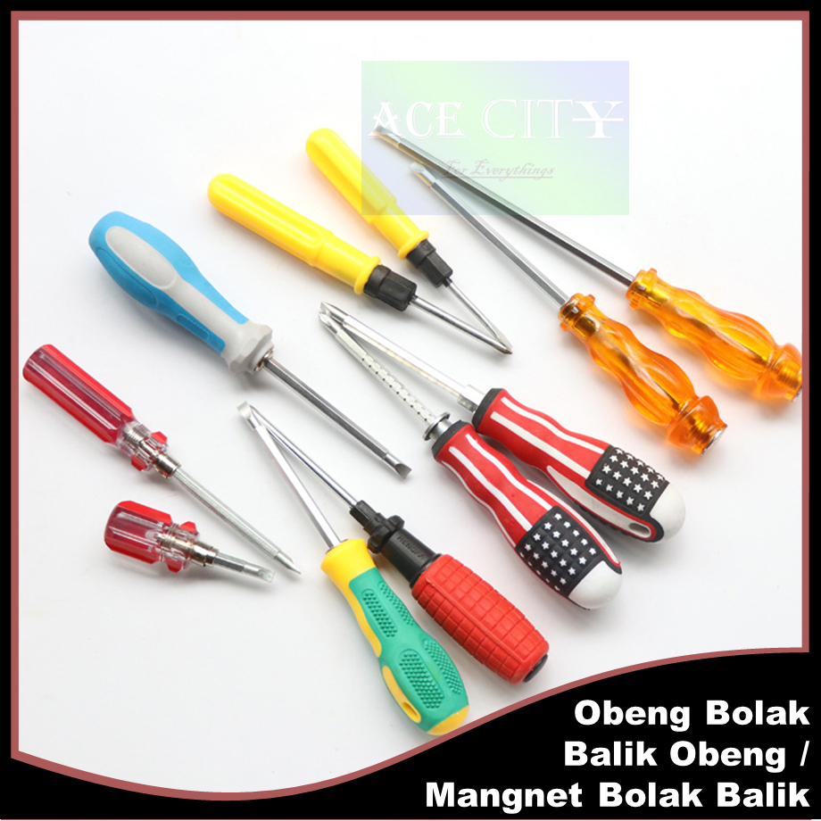 Obeng Bolak Balik / Obeng Magnet Bolak Balik