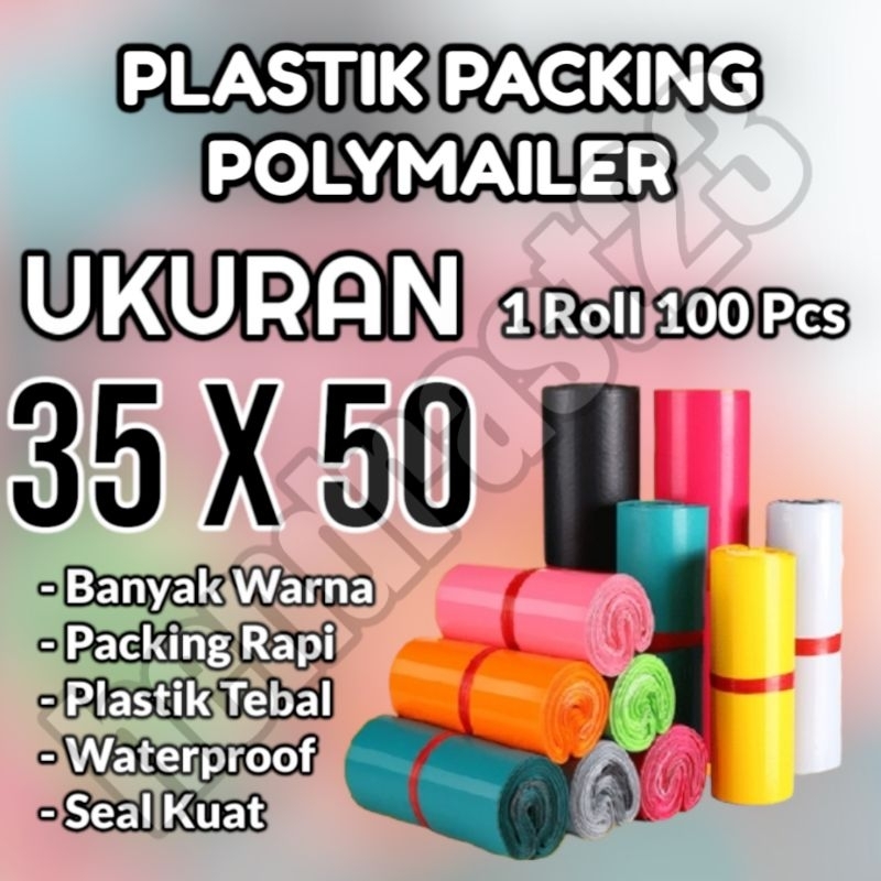 

PLASTIK POLYMAILER 35X50 / POLYMAILER 35 X 50 POLIMER 35X50 / PLASTIK PACKING POLYMAILER POLIMER / PLASTIK SEALER