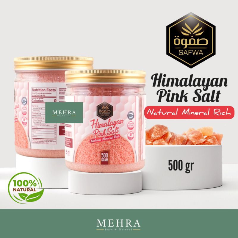 

GARAM HIMALAYA / SAFWA HIMALAYAN PINK SALT ASLI ORIGINAL PREMIUM 500gr