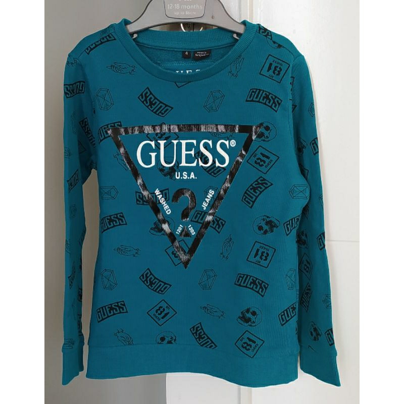 sweater guess anak size 4