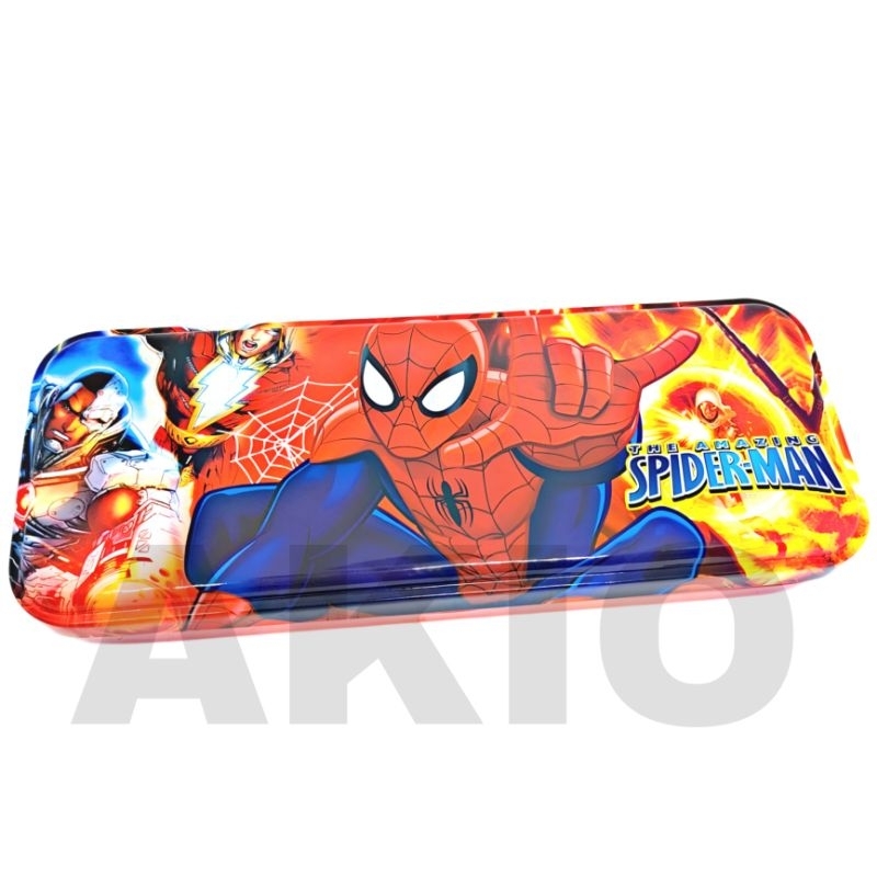 

Tempat Pensil Anak Karakter SUPERHERO SPIDERMAN AVENGERS MR 2 Susun Kaleng Besi Murah