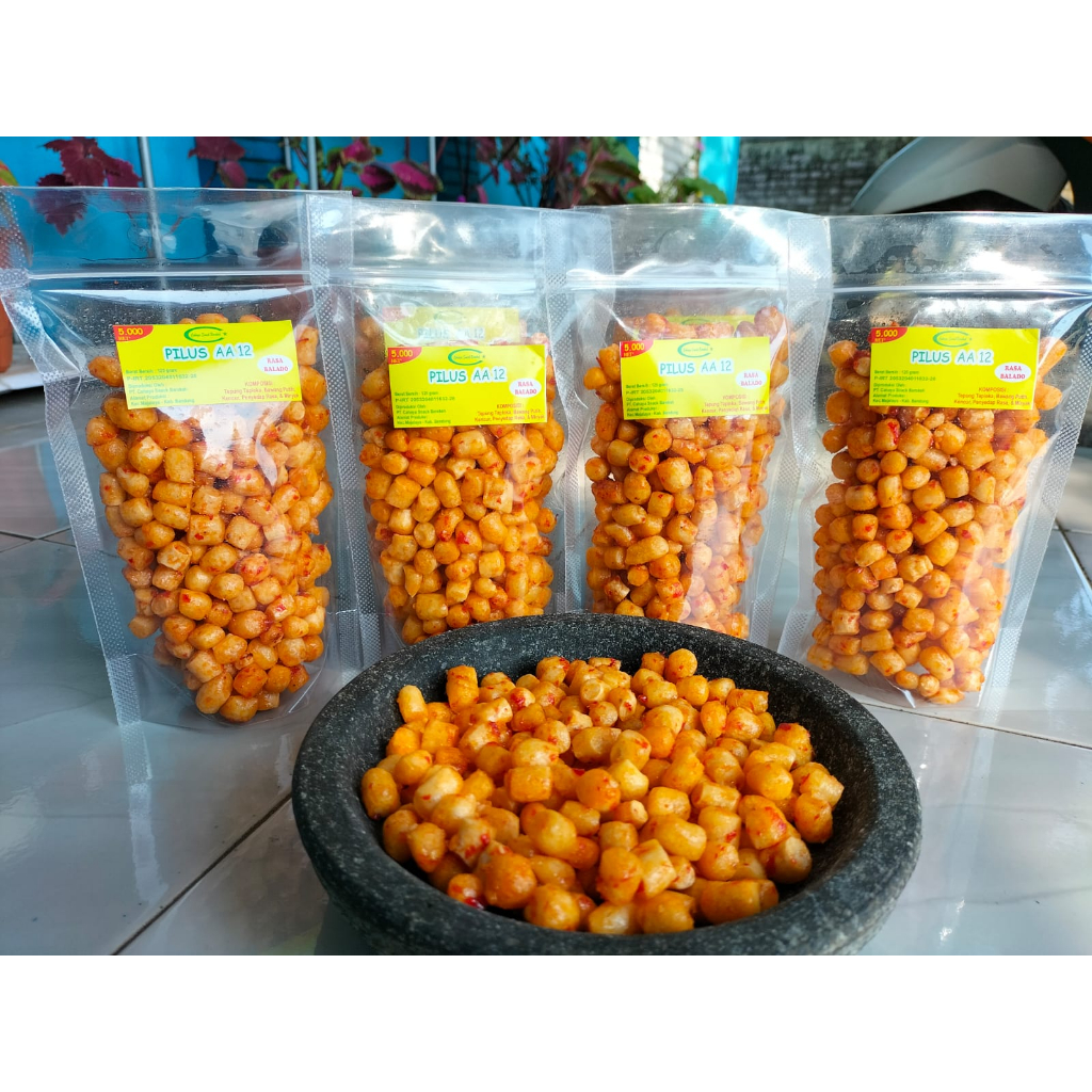 

PILUS CIKUR pedas manis ( bumbu mustofa) 125 gram