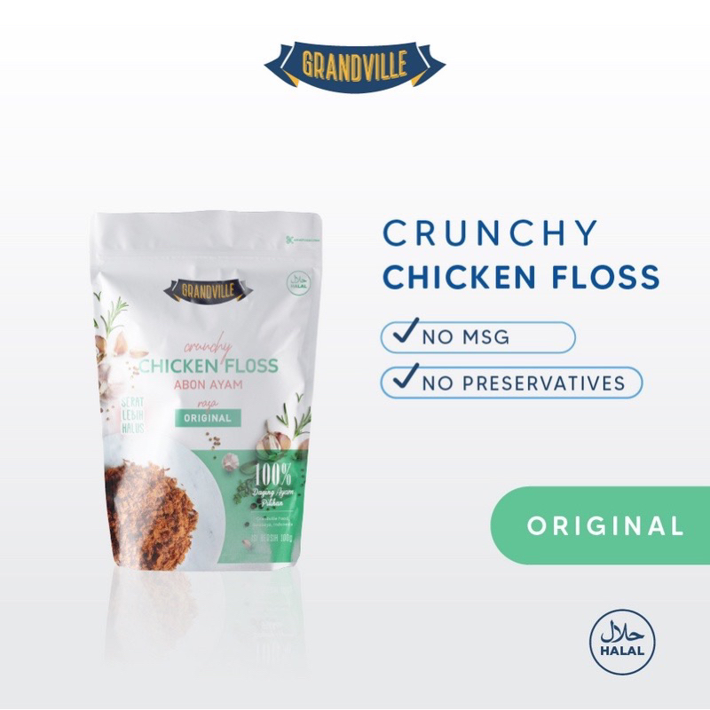 

Grandville Crunchy Chicken Floss Original 100gr