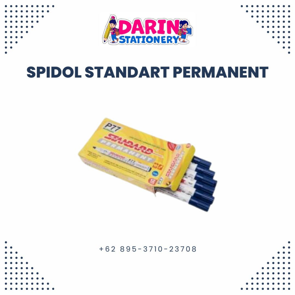 

Spidol Standart Permanent Refilable P 77