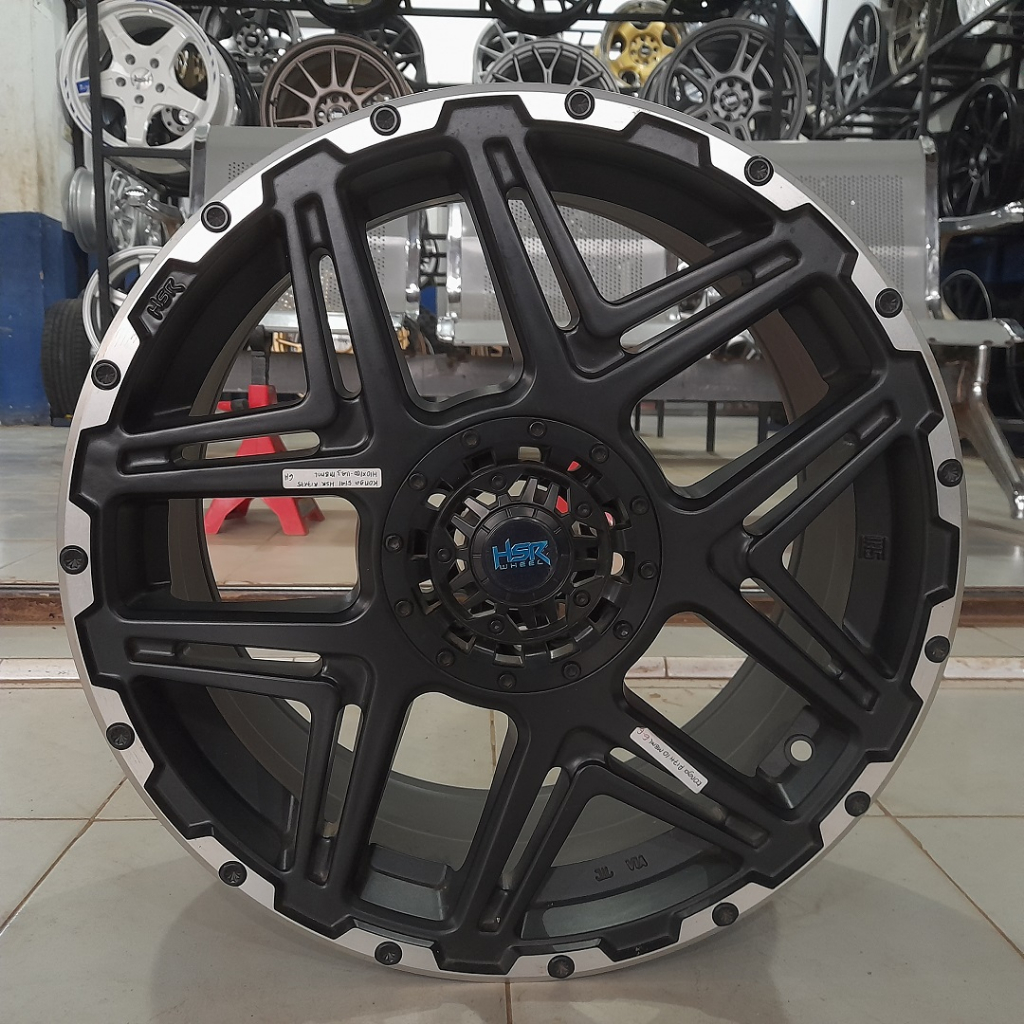 velk mobil semi offroad ring 17 velg mobil hsr type konga ring 17 pelek mobil lubang baut 5 murah