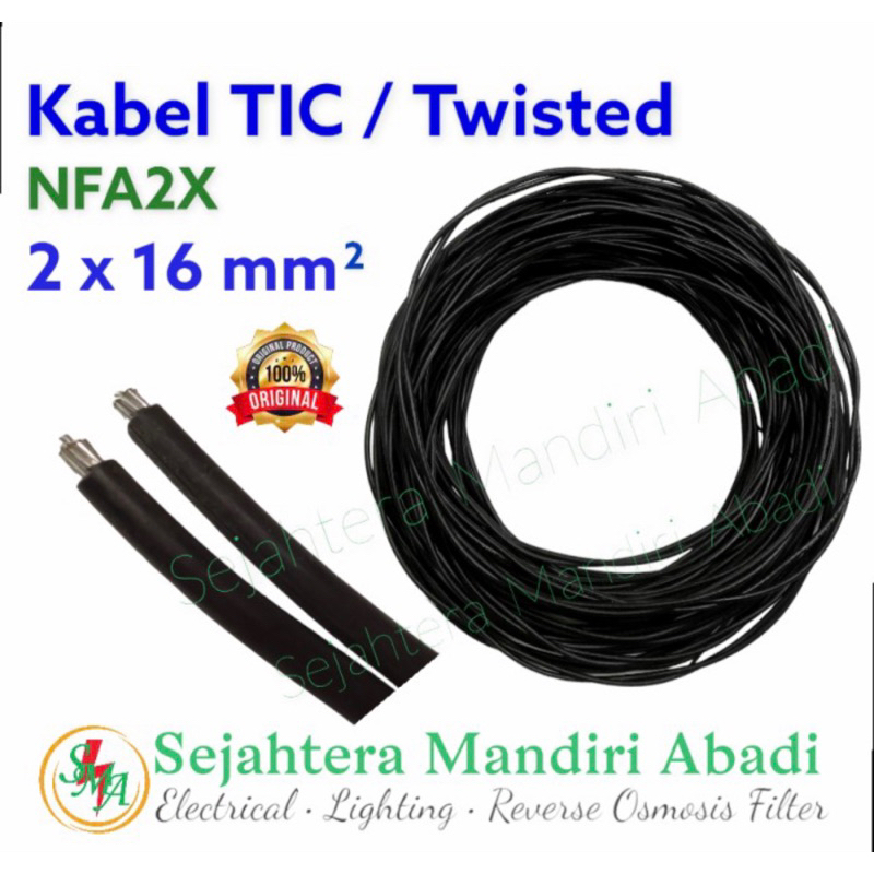Kabel TIC 2x16 PLN Twist SR Twisted NFA2X Isi 2 Aluminium