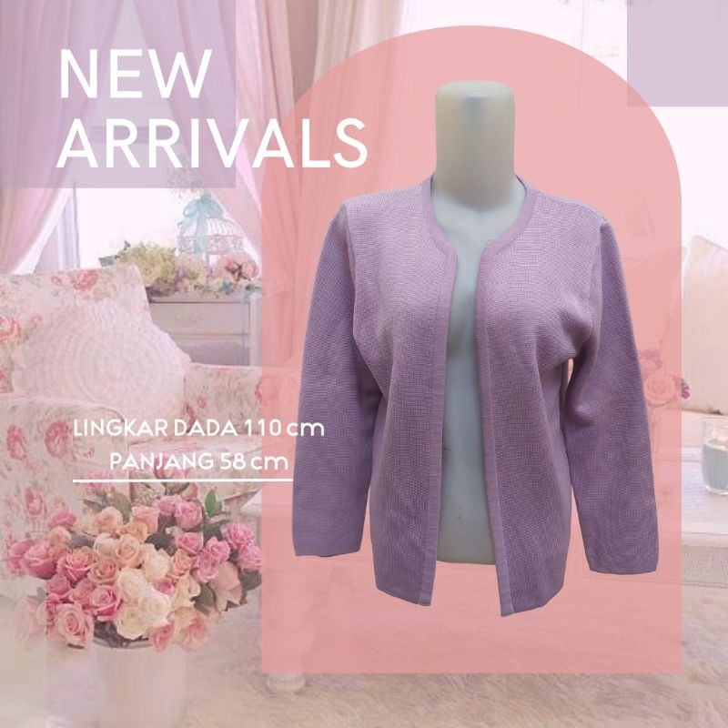 Outer rajut LILAC bahan tebal