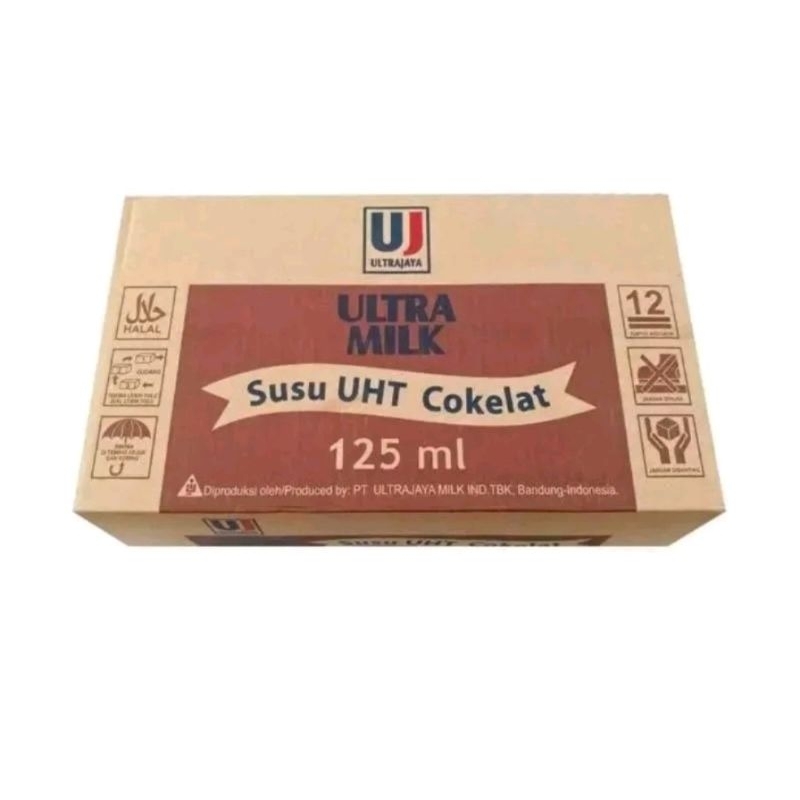 

Ultra Milk Susu UHT 125 ml Rasa Cokelat 1 dus (isi 40 pcs) via Sameday/Instan