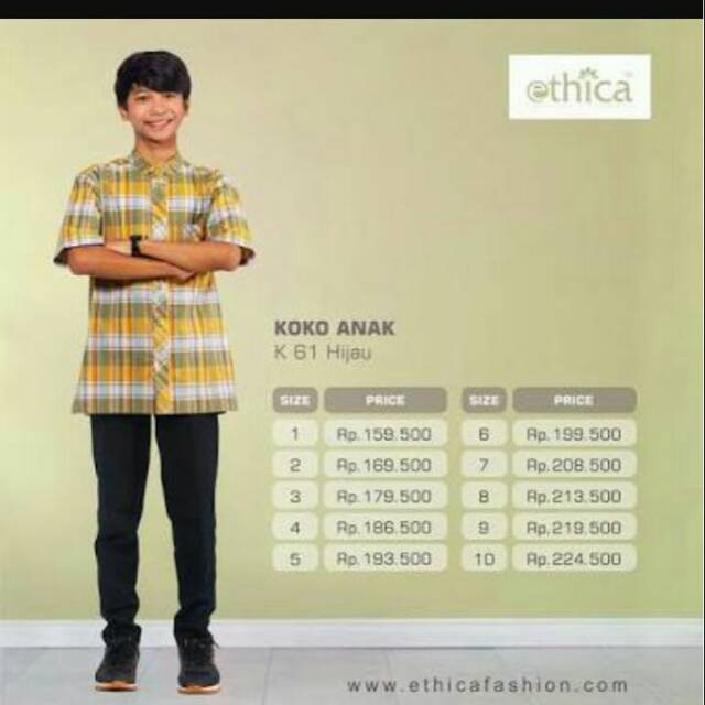 ETHICA K 61/ BAJU KOKO/ BAJU KOKO ANAK