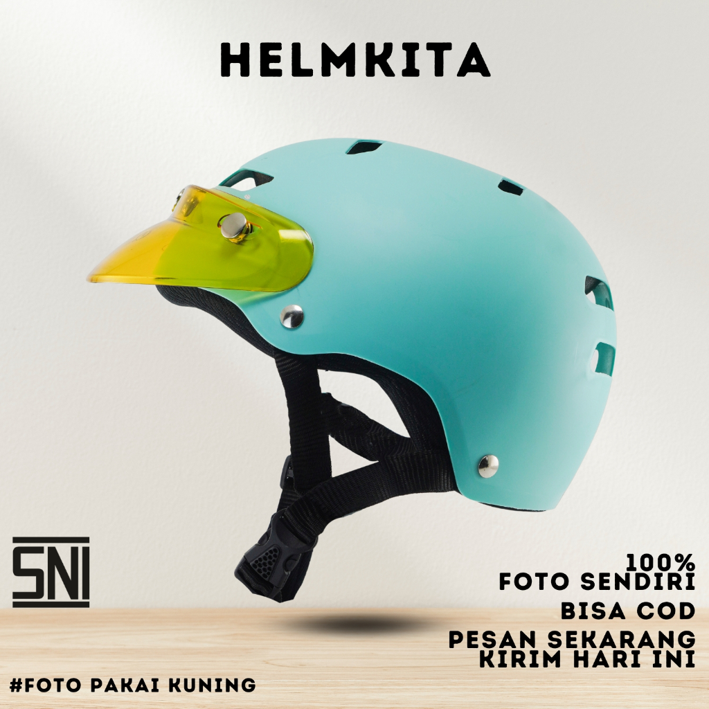 Helm Sepeda Listrik Wanita Dewasa Warna pastel