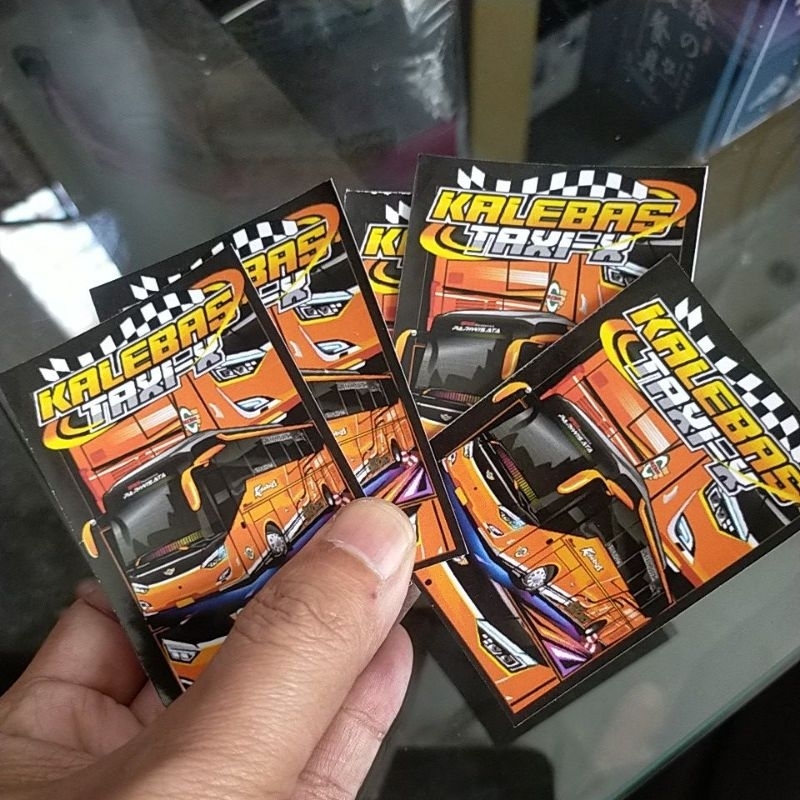 

5 stiker bus mania kalebas