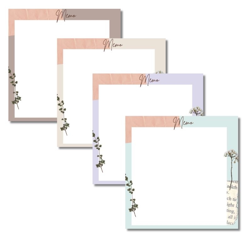 

MEMO PAD| MEMO AESTHETIC|MEMO