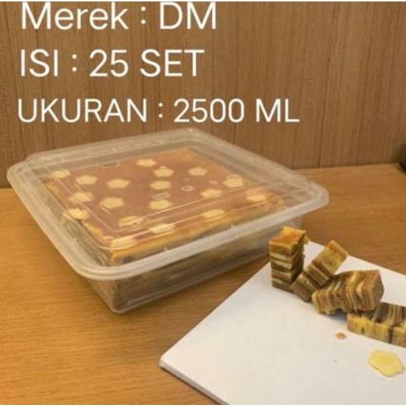 DM Thinwall square 2500ml