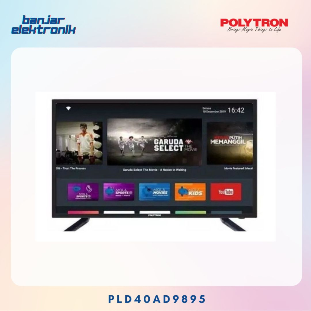 LED POLYTRON 40 INCH SMART ANDROID PLD40AD9895