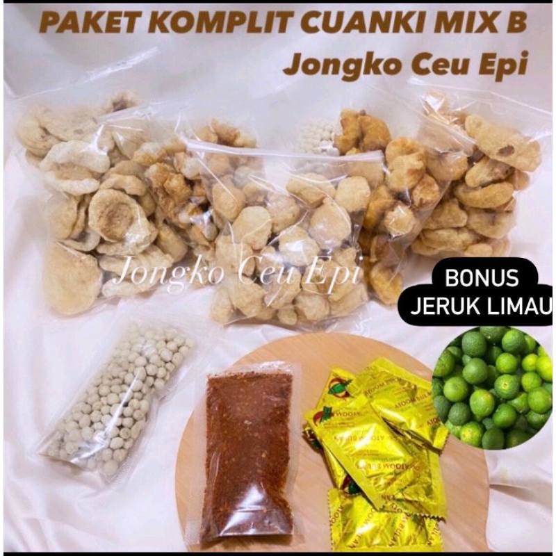 

PAKET KOMPLIT B CUANKI 170PCS + SUKRO CIKUR + CABE+ BUMBU