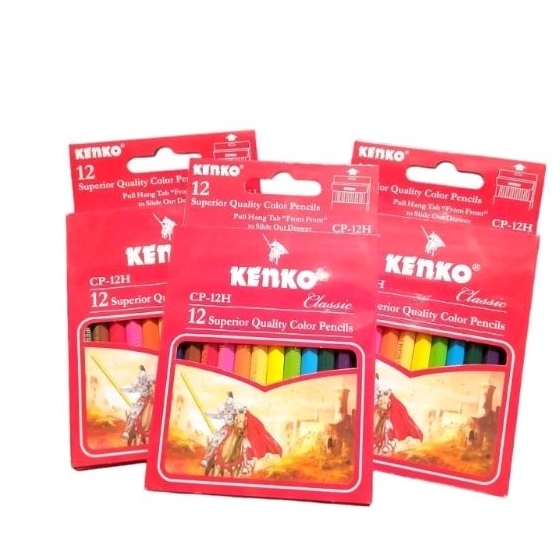 

[ MURAH ] Pensil Warna Color Pencil 12 Warna Kenko CP-12 Half Pendek