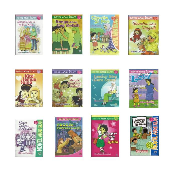 NOVEL ANAK ISLAM JANGAN ADA IRI ANTARA KITA-BUNGA DALAM VAS RETAK-CITACITA SI NOK-BONEKA UNTUK NINGS