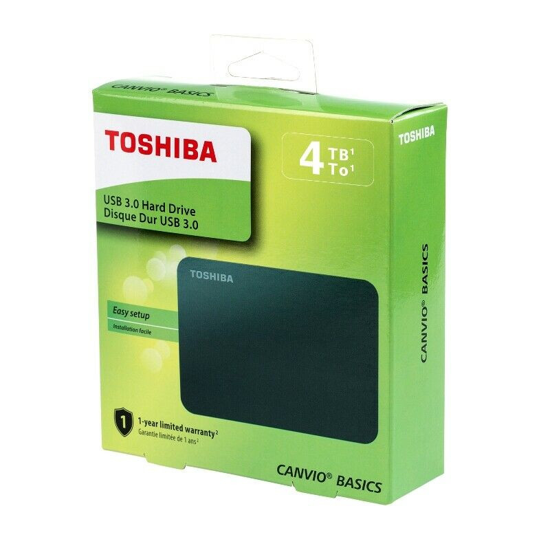 HDD External 2.5" Toshiba Canvio Basic 4TB USB 3.0