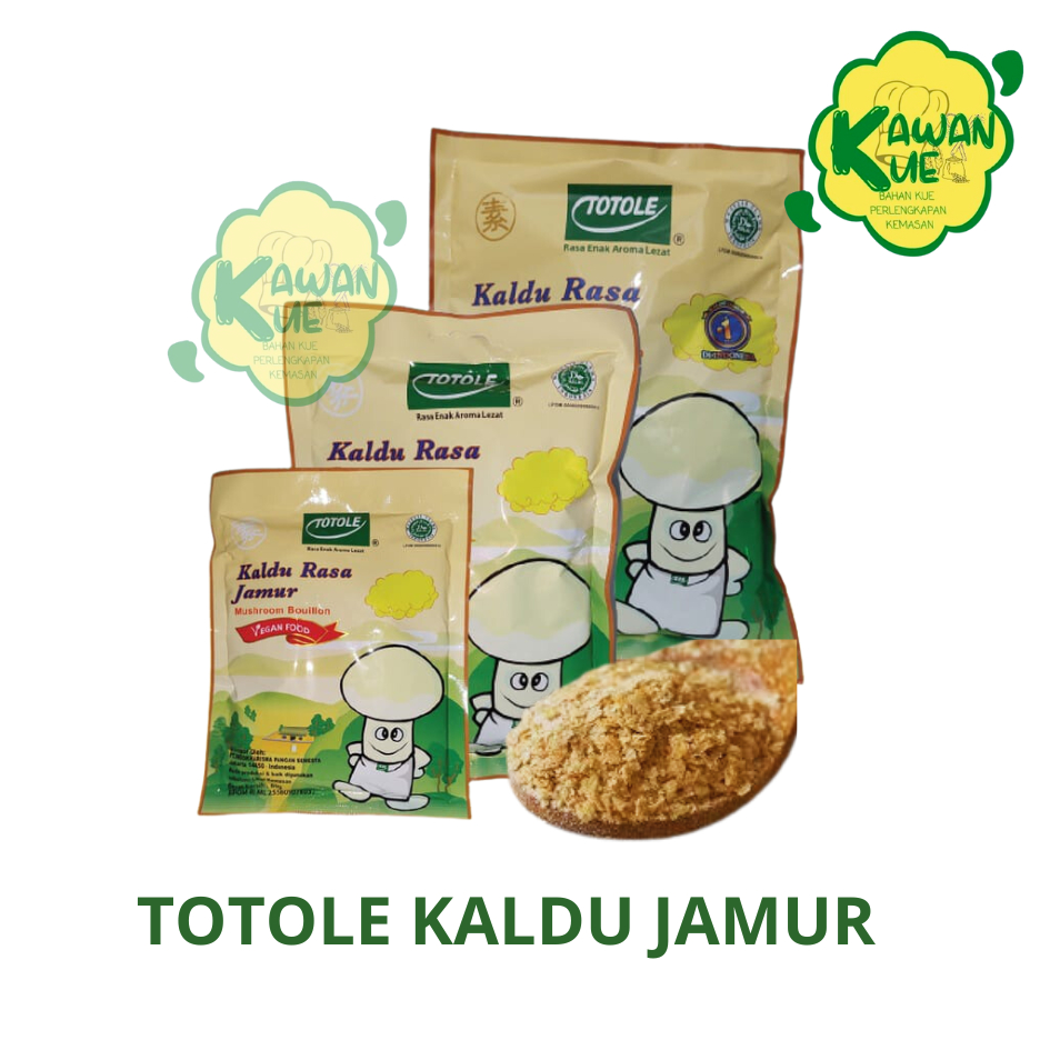 

TOTOLE KALDU RASA JAMUR Kemasan 80gr/200gr/400gr