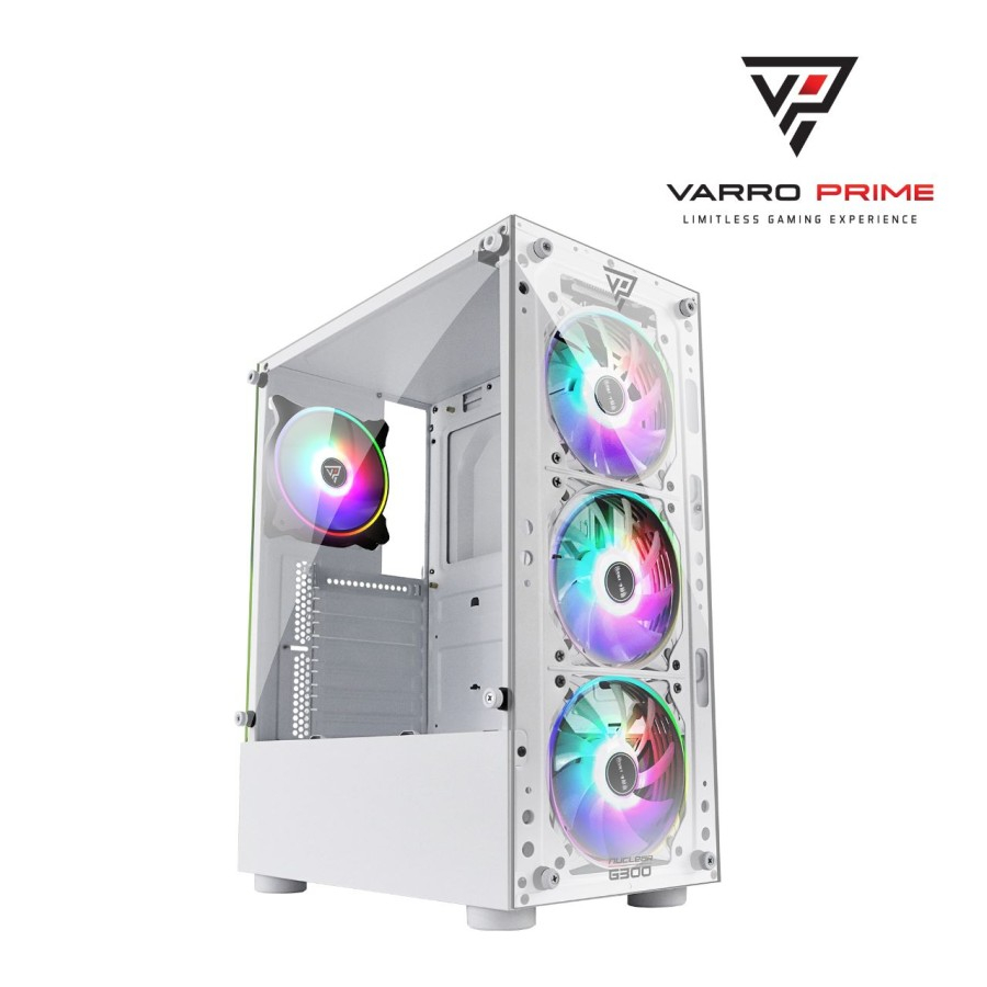 CASING GAMING VARRO PRIME NUCLEAR G300 + 3 FAN RGB